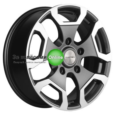 Khomen Wheels KHW1725 (Niva 4x4) 6,5x17/5x139,7 ET35 D98,5 Gray-FP