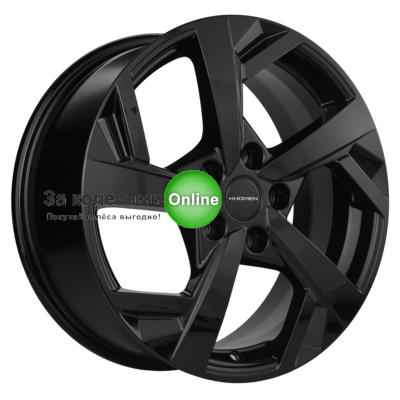 Khomen Wheels KHW1712 (Changan/Geely/Lexus/Toyota) 7x17/5x114,3 ET45 D60,1 Black