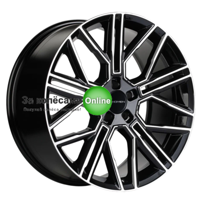 Khomen Wheels KHW2101 (Tesla) 9,5x21/5x114,3 ET40 D64,1 Black-FP