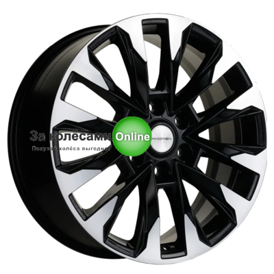 Khomen Wheels KHW2010 (Chevrolet Tahoe) 8x20/6x139,7 ET28 D78,1 Black-FP