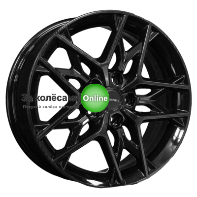 Khomen Wheels KHW1709 (Changan/Geely/Lexus/Toyota) 7x17/5x114,3 ET45 D60,1 Black