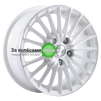 Скад Веритас (КЛ054) 6x15/5x100 ET38 D57,1 Алмаз белый