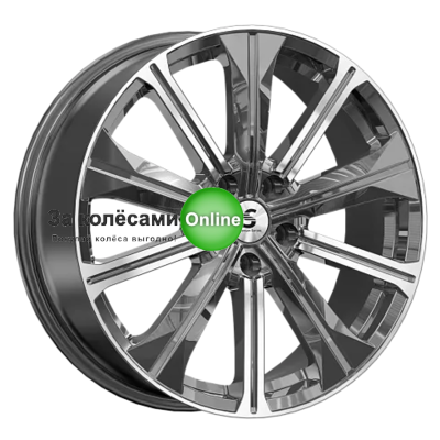 Premium Series КР013 (Haval Dargo) 7x19/5x114,3 ET40 D66,6 Diamond Gloss Graphite