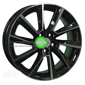 Khomen Wheels KHW1604 (Fabia/Polo) 6x16/5x100 ET45 D57,1 Black-FP