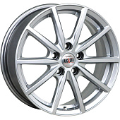 Alcasta M61 7x17/5x114.3 D64.1 ET40 Насыщенный серебристый