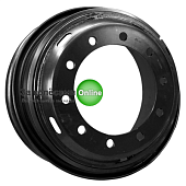 KRONPRINZ 10/335/281/173 8,5x20/10x335 ET173 D281 M22 Black (63-М8.5-3101012) (12 мм) МАЗ-Урал-Ивеко-6539/6339 (б/к) 3 750 кг