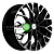 Khomen Wheels KHW1718 (Nissan Juke F15 [14..20]) 7x17/5x114,3 ET47 D66,1 Black-FP