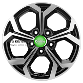 Khomen Wheels KHW1606 (Focus) 6,5x16/5x108 ET50 D63,3 Black-FP