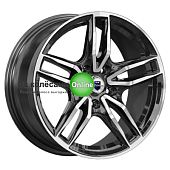 K&K Бартон (КС1110) 8x17/5x120 ET34 D72,6 Алмаз черный