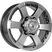 K&K M-56 7x16/6x139.7 D108.1 ET38 Темно-серебристый