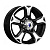K&K Атлант 7x16/5x139.7 D108.5 ET35 Черный глянцевый с полированными элементами лицевой поверхности