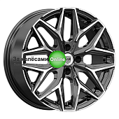 K&K Ариус (КС1187) 7x17/4x108 ET25 D65,1 Алмаз черный