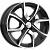 Скад Тулон 6x15/4x100 D67.1 ET45 Чёрный глянцевый с полированной лицевой частью