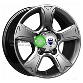 K&K Атлант (КС757) 7x16/5x139,7 ET35 D108,5 Дарк платинум