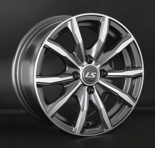 Колесный диск LS786 6x16/4x100 D60.1 ET50 Насыщенный темно-серый полностью полированный купить в Самаре фото №1