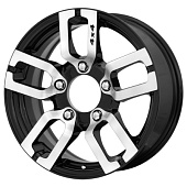 iFree Офф-лайн 6.5x16/5x139.7 D98 ET40 Чёрный глянцевый с полированной лицевой частью