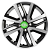Khomen Wheels KHW1609 (Rio II/Solaris II) 6x16/4x100 ET46 D54,1 Black-FP