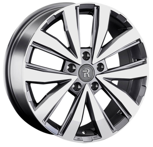 Колесный диск Replay GA1 7.5x18/5x120 D59.6 ET41 Чёрный глянцевый с полированной лицевой частью купить в Самаре фото №1