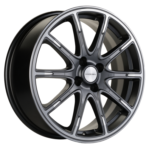 Колесный диск Khomen Wheels KHW1707 6.5x17/4x100 D60.1 ET41 Gray-FP купить в Самаре фото №1
