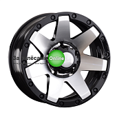 LS 881 9x20/6x139,7 ET20 D100,1 BKF (конус, Колпак+лого)