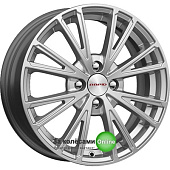 K&K Меандр 6x16/4x100 D67.1 ET45 Глянцевый серебристый