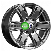 K&K Севенна (КС726) 7x17/6x139,7 ET33 D100,1 Дарк платинум