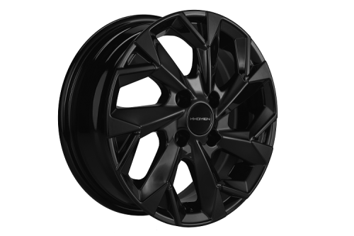 Колесный диск Khomen Wheels KHW1402 5.5x14/4x100 D54.1 ET46 Black купить в Самаре фото №1