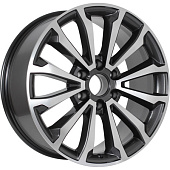 СКАД Premium Series КР006 (20_Haval H9) 8.5x20/6x139.7 D75.1 ET33 Серый глянцевый с полированной лицевой частью