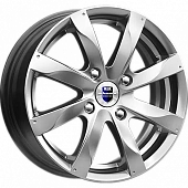 K&K Джемини 6x15/4x114.3 D66.1 ET40 Дарк Плати