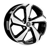 Replay GL38 7.5x19/5x108 D63.3 ET46 Чёрный полностью полированный