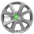 Колесный диск Khomen Wheels KHW1501 (XRay) 6x15/4x100 ET37 D60,1 F-Silver купить в Самаре фото №1
