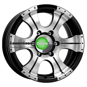 K&K Байконур (КС465М) 8x16/6x139,7 ET20 D108,5 Алмаз черный