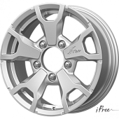 iFree Тайган 6x16/5x139.7 D98.1 ET40 Серебристый