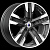 K&K Висмут 7x16/5x114.3 D66.1 ET35 Черный глянцевый с полированными элементами лицевой поверхности