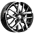 Скад Босфор 6x16/5x112 D57.1 ET45 Чёрный глянцевый с полированной лицевой частью