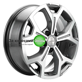 Khomen Wheels KHW1710(2) (VW Multivan) 6,5x17/5x120 ET60 D65,1 Gray-FP