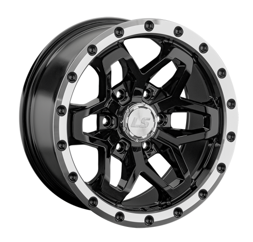 Колесный диск LS 1350 9x17/6x139.7 D106.1 ET15 BKL купить в Самаре фото №1