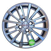 K&K Модена-оригинал 6x15/4x100 D54.1 ET46 Насыщенный темно-серебристый цвет