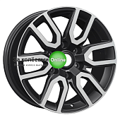 Khomen Wheels KHW1723 (Mazda BT50) 8x17/6x139,7 ET45 D93,1 Black-FP