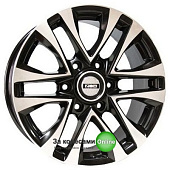 Neo 832 7.5x18/6x139.7 D106.1 ET25 Глянцевый черный с полированной лицевой частью