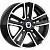 K&K Арена 6.5x16/5x139.7 D98 ET40 Алмаз Черн
