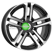 K&K Палладика (КС591М) 7x16/5x139,7 ET5 D110,1 Алмаз черный