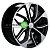 Khomen Wheels KHW1703 (Jac/Москвич 3) 7x17/5x108 ET40 D54,1 Black-FP