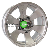 Neo 652 7,5x16/5x139,7 ET0 D108 Silver