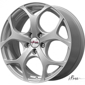iFree Тортуга 7x17/5x114.3 D60.1 ET39 Серебристый