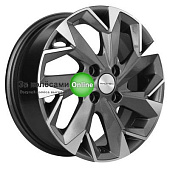 Khomen Wheels KHW1402 (Alsvin/Getz/i20) 5,5x14/4x100 ET46 D54,1 Gray-FP