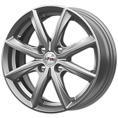 iFree Бланш 6x15/4x100 D67.1 ET40 Насыщенный тёмно-серебристый