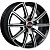 Alcasta M55 6x15/4x100 D60.1 ET50 Чёрный полностью полированный
