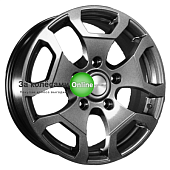 Khomen Wheels KHW1725 (Niva Travel/Legend) 6,5x17/5x139,7 ET40 D98,5 Gray