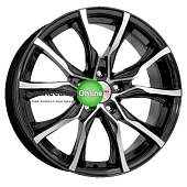 K&K Твист (КС697М) 7,5x17/5x105 ET38 D56,6 Алмаз черный